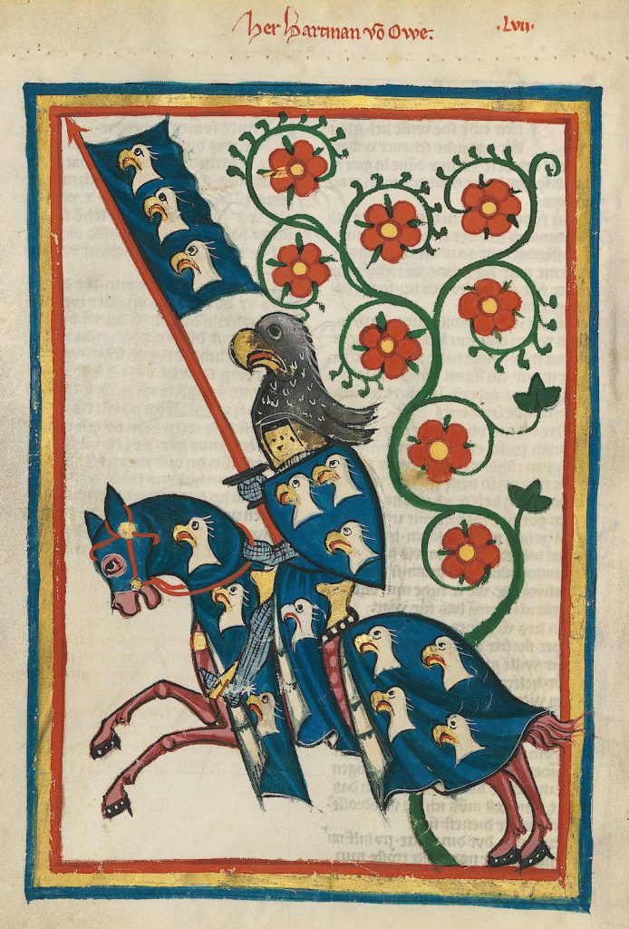 Cod. Pal. germ. 848 Große Heidelberger Liederhandschrift (Codex Manesse)