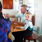 Ein blonder Junge in Mexiko - Auch er gehört zu der Mennoniten-Familie