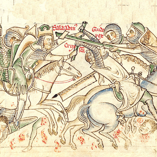 Saladin in der Schlacht