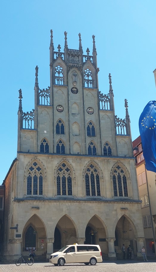 Frontansicht Rathaus Münster